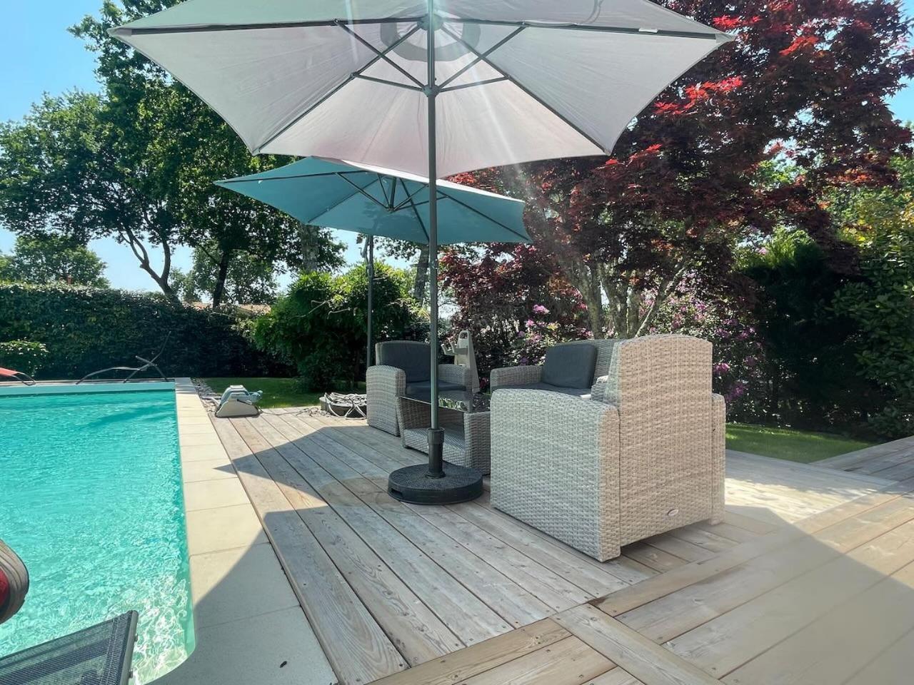 Villa Avec Piscine Andernos Les Bains Экстерьер фото